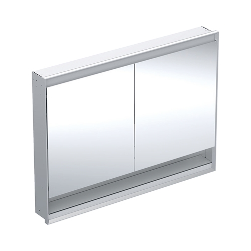 Immagine di Geberit ONE mobile specchio L.120 H.90 cm, con nicchia, da incasso, con 2 ante, con ComfortLight 505.825.00.1