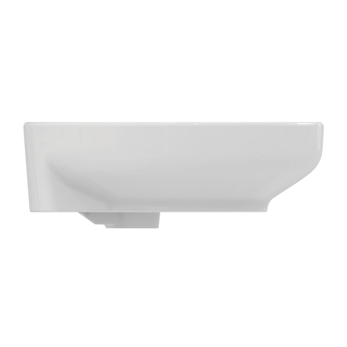 Immagine di Ideal Standard I.LIFE B VESSEL lavabo da appoggio rotondo Ø 40 cm, senza foro rubinetteria, con troppopieno, colore bianco finitura lucido T509101