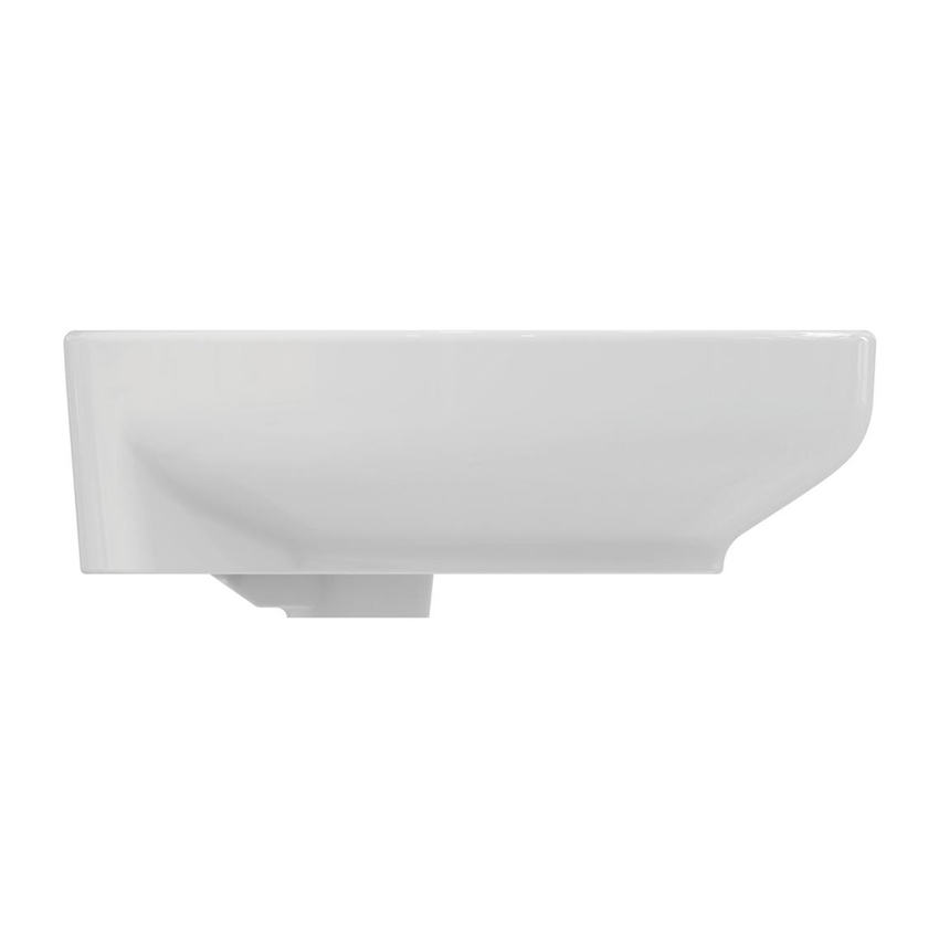 Immagine di Ideal Standard I.LIFE B VESSEL lavabo da appoggio rotondo Ø 40 cm, senza foro rubinetteria, con troppopieno, colore bianco finitura lucido T509101