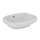 Ideal Standard I.LIFE B VESSEL lavabo da appoggio rettangolare L.45 cm, senza foro rubinetteria, con troppopieno, colore bianco finitura lucido T509201