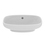 Immagine di Ideal Standard I.LIFE B VESSEL lavabo da appoggio rettangolare L.45 cm, senza foro rubinetteria, con troppopieno, colore bianco finitura lucido T509201