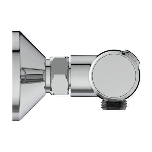 Immagine di Ideal Standard CERATHERM T25 miscelatore termostatico esterno per doccia, con tecnologia Cool Body e tasto Eko, senza componenti doccia, finitura cromo A7201AA