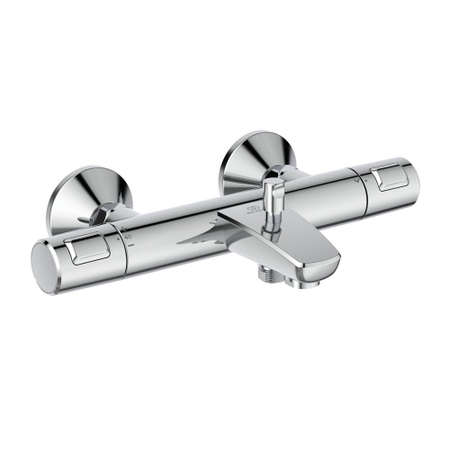 Immagine di Ideal Standard CERATHERM T25 miscelatore termostatico esterno per vasca o doccia, senza componenti doccia, finitura cromo A7206AA