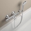 Immagine di Ideal Standard CERATHERM T25 miscelatore termostatico esterno per vasca o doccia, senza componenti doccia, finitura cromo A7206AA