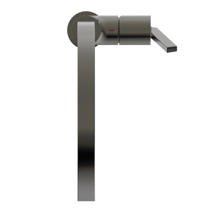 Immagine di Ideal Standard GUSTO miscelatore monocomando H.42 cm per lavello, con bocca alta squadrata, finitura magnetic grey BD411A5