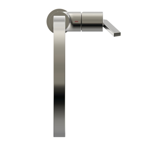 Immagine di Ideal Standard GUSTO miscelatore monocomando H.42 cm per lavello, con bocca alta squadrata, finitura silver storm BD411GN