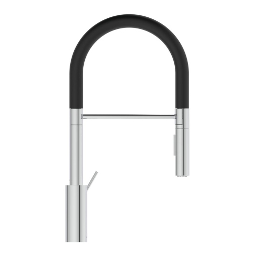 Immagine di Ideal Standard GUSTO miscelatore semi professionale H.48 cm per lavello, con bocca orientabile ed estraibile, finitura cromo BD417AA