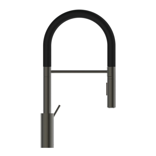 Immagine di Ideal Standard GUSTO miscelatore semi professionale H.48 cm per lavello, con bocca orientabile ed estraibile, finitura magnetic grey BD417A5