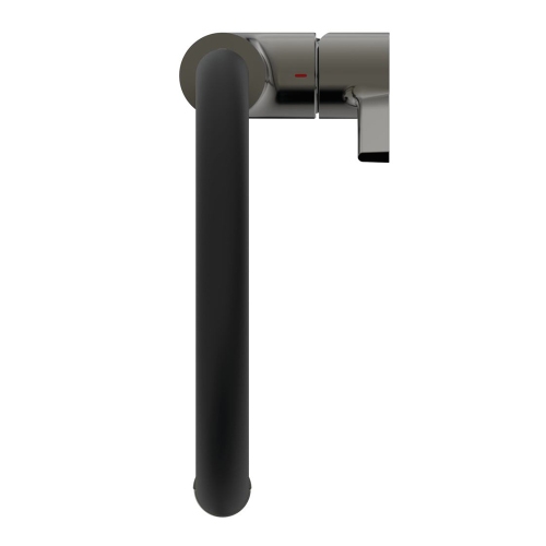 Immagine di Ideal Standard GUSTO miscelatore semi professionale H.48 cm per lavello, con bocca orientabile ed estraibile, finitura magnetic grey BD417A5