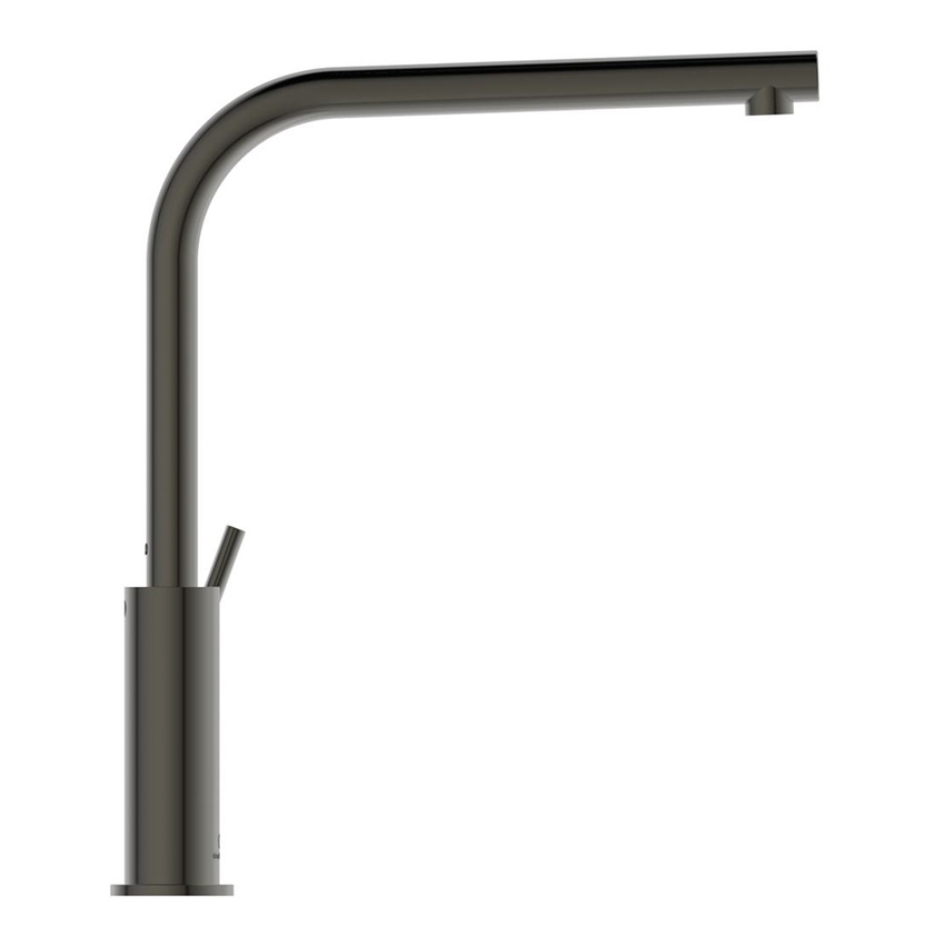 Immagine di Ideal Standard GUSTO miscelatore monocomando H.33 cm per lavello, con bocca alta ad L, finitura magnetic grey BD418A5