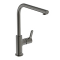 Immagine di Ideal Standard GUSTO miscelatore monocomando H.33 cm per lavello, con bocca alta ad L, finitura magnetic grey BD418A5