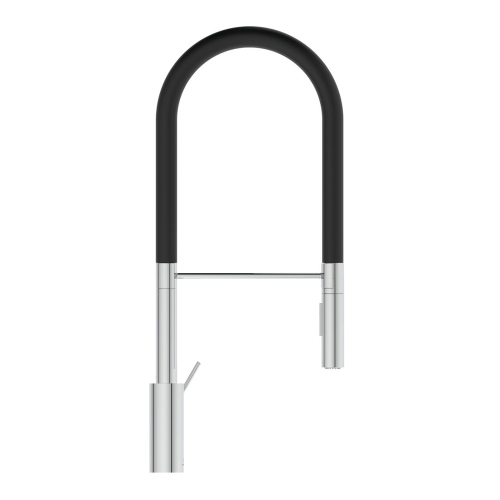 Immagine di Ideal Standard GUSTO miscelatore monocomando professionale H.60 cm, erogazione orientabile ed estraibile, finitura cromo BD421AA