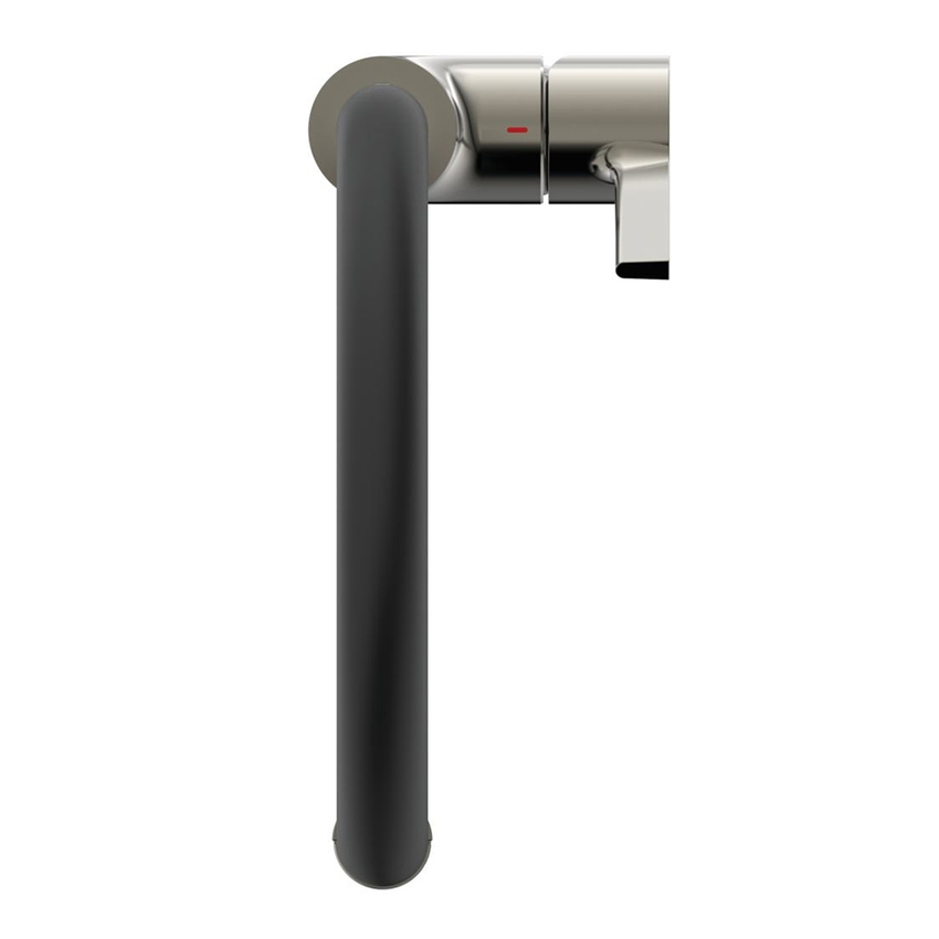 Immagine di Ideal Standard GUSTO miscelatore monocomando professionale H.60 cm, erogazione orientabile ed estraibile, finitura silver storm BD421GN