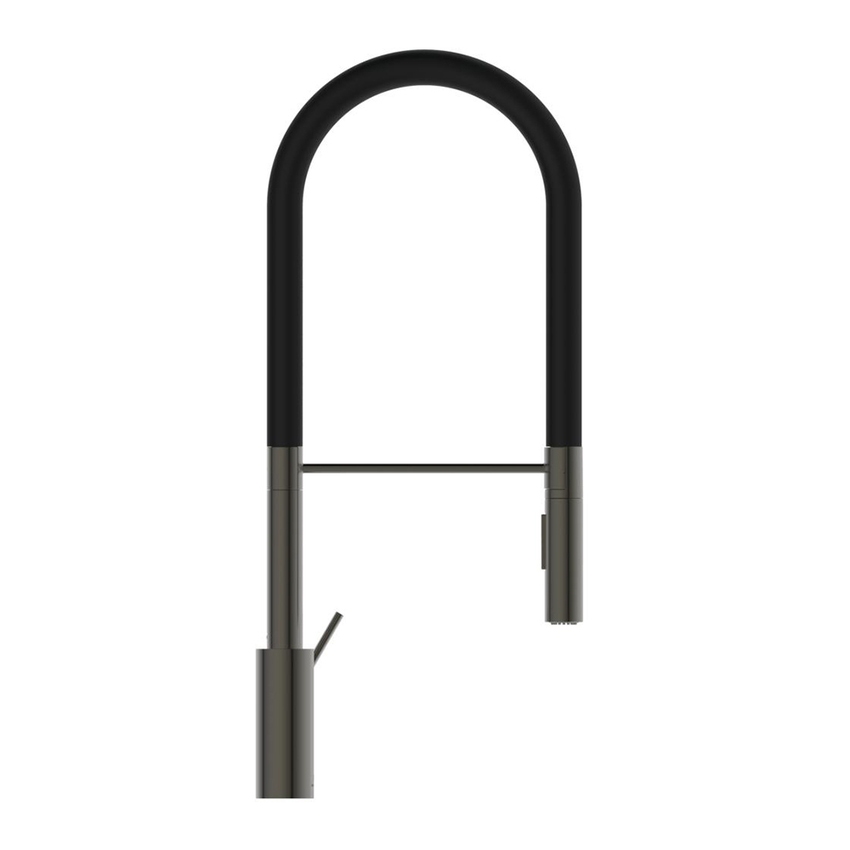 Immagine di Ideal Standard GUSTO miscelatore monocomando professionale H.60 cm, erogazione orientabile ed estraibile, finitura magnetic grey BD421A5