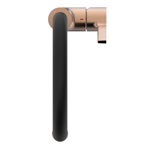 Immagine di Ideal Standard GUSTO miscelatore monocomando professionale H.60 cm, erogazione orientabile ed estraibile, finitura sunset rose BD421J4