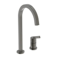 Immagine di Ideal Standard GUSTO miscelatore monocomando H.40 cm, a 2 fori con bocca alta squadrata, finitura magnetic grey BD423A5