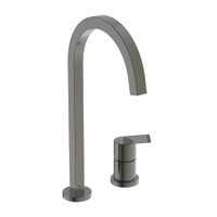 Immagine di Ideal Standard GUSTO miscelatore monocomando H.40 cm, a 2 fori con bocca alta squadrata, finitura magnetic grey BD423A5