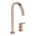 Immagine di Ideal Standard GUSTO miscelatore monocomando H.40 cm, a 2 fori con bocca alta squadrata, finitura sunset rose BD423J4