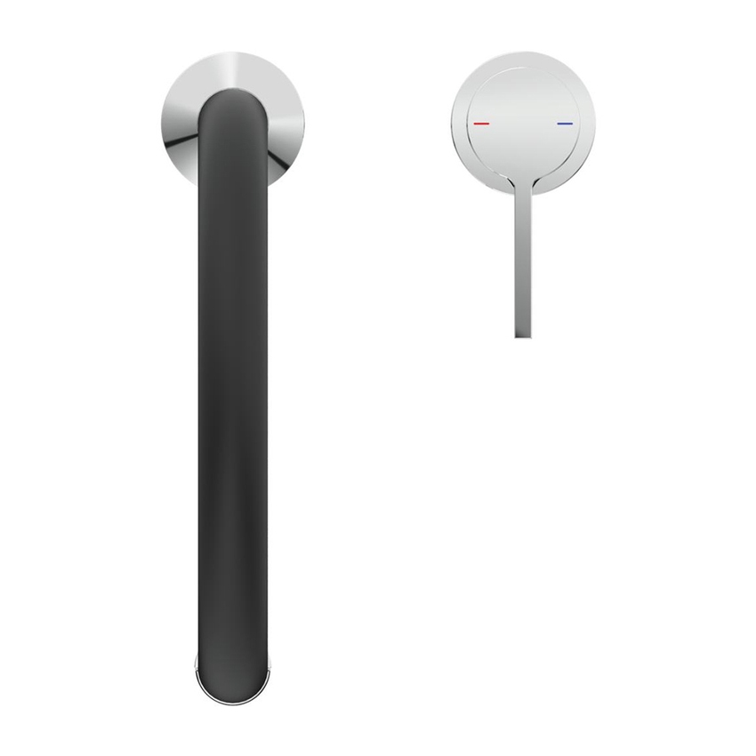 Immagine di Ideal Standard GUSTO miscelatore monocomando professionale H.60 cm, a 2 fori, con bocca orientabile e doccetta, finitura cromo BD425AA