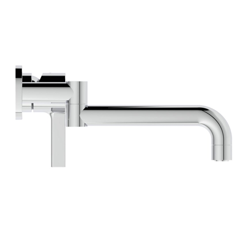 Immagine di Ideal Standard GUSTO miscelatore monocomando a parete, senza corpo incasso, bocca orientabile, finitura cromo BD426AA