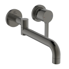 Immagine di Ideal Standard GUSTO miscelatore monocomando a parete, senza corpo incasso, bocca orientabile, finitura magnetic grey BD426A5