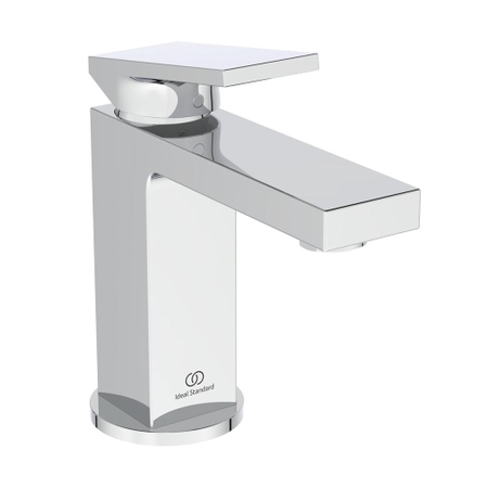 Immagine di Ideal Standard EXTRA miscelatore monocomando H.17 cm per lavabo, con asta di comando e scarico piletta 1-1/4", finitura cromo BD500AA