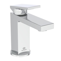 Immagine di Ideal Standard EXTRA miscelatore monocomando H.17 cm per lavabo, senza asta di comando e scarico piletta, finitura cromo BD501AA