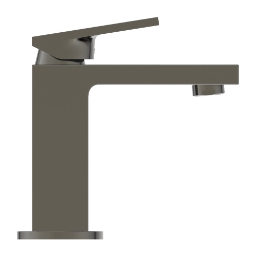 Immagine di Ideal Standard EXTRA miscelatore monocomando H.17 cm per lavabo, senza asta di comando e scarico piletta, finitura magnetic grey BD501A5