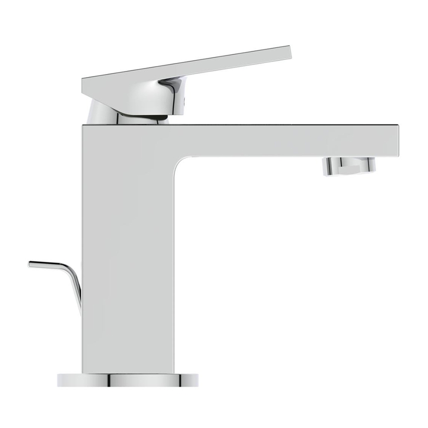 Ideal Standard BD502AA EXTRA miscelatore monocomando H.15 cm per lavabo, con  asta di comando e scarico piletta 1-1/4, finitura cromo