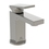 Immagine di Ideal Standard EXTRA miscelatore monocomando H.15 cm per lavabo, senza asta di comando e scarico piletta 1-1/4", finitura silver storm BD503GN