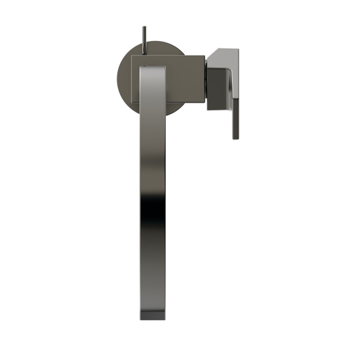 Immagine di Ideal Standard EXTRA miscelatore monocomando H.31 cm per lavabo con bocca alta, con asta di comando e scarico piletta 1-1/4", finitura magnetic grey BD504A5