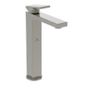 Immagine di Ideal Standard EXTRA miscelatore monocomando H.30 cm per lavabo da appoggio su piano, con asta di comando e scarico piletta 1-1/4", finitura silver storm BD506GN