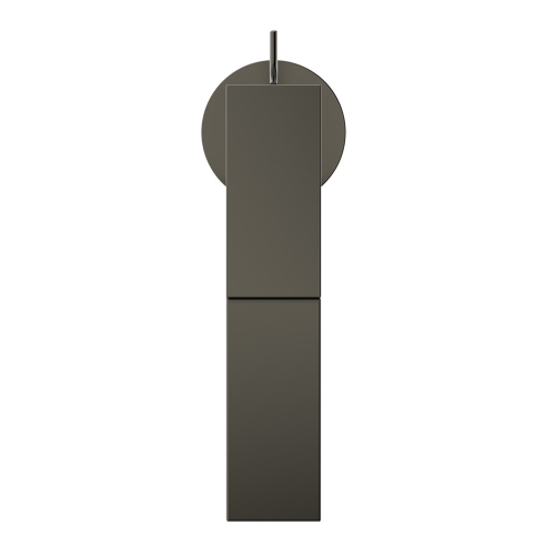 Immagine di Ideal Standard EXTRA miscelatore monocomando H.30 cm per lavabo da appoggio su piano, con asta di comando e scarico piletta 1-1/4", finitura magnetic grey BD506A5