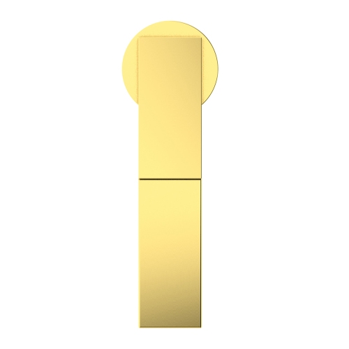 Immagine di Ideal Standard EXTRA miscelatore monocomando H.30 cm per lavabo da appoggio su piano, senza asta di comando e scarico piletta 1-1/4", finitura brushed gold BD507A2
