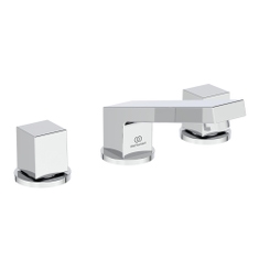 Immagine di Ideal Standard EXTRA miscelatore lavabo a 3 fori, con asta di comando e scarico piletta 1-1/4", finitura cromo BD508AA