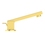 Immagine di Ideal Standard EXTRA miscelatore lavabo a 3 fori, con asta di comando e scarico piletta 1-1/4", finitura brushed gold BD508A2
