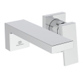 Immagine di Ideal Standard EXTRA miscelatore monocomando P.18 cm lavabo, installazione a parete, senza corpo incasso, finitura cromo BD509AA