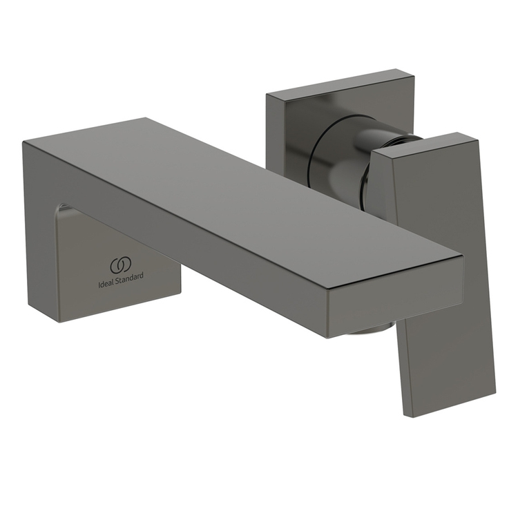 Ideal Standard EXTRA miscelatore monocomando P.18 cm lavabo, installazione a parete, senza corpo incasso, finitura magnetic grey BD509A5
