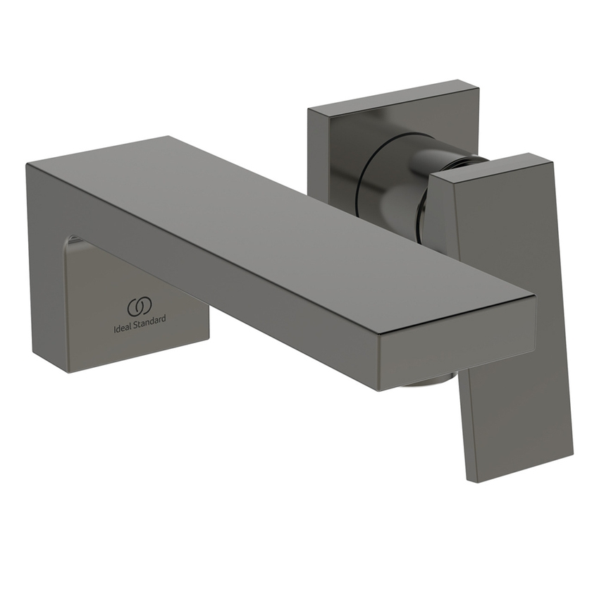 Immagine di Ideal Standard EXTRA miscelatore monocomando P.18 cm lavabo, installazione a parete, senza corpo incasso, finitura magnetic grey BD509A5