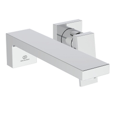 Immagine di Ideal Standard EXTRA miscelatore monocomando P.23 cm lavabo, installazione a parete, senza corpo incasso, finitura cromo BD510AA