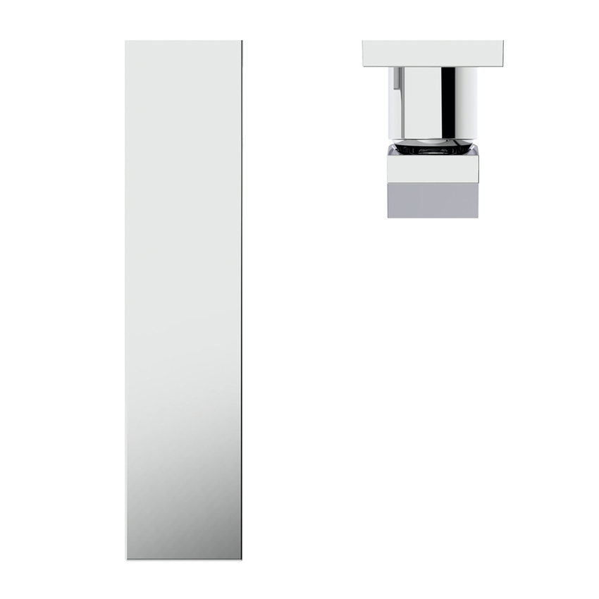 Immagine di Ideal Standard EXTRA miscelatore monocomando P.23 cm lavabo, installazione a parete, senza corpo incasso, finitura cromo BD510AA