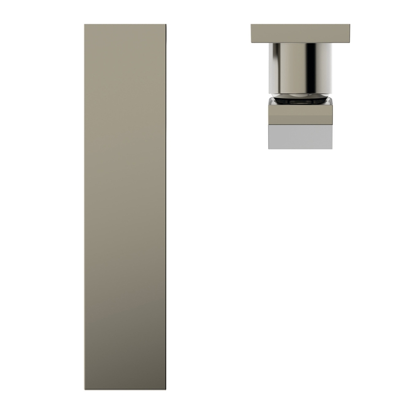 Immagine di Ideal Standard EXTRA miscelatore monocomando P.23 cm lavabo, installazione a parete, senza corpo incasso, finitura silver storm BD510GN