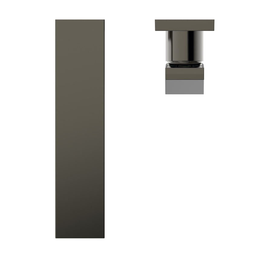 Immagine di Ideal Standard EXTRA miscelatore monocomando P.23 cm lavabo, installazione a parete, senza corpo incasso, finitura magnetic grey BD510A5
