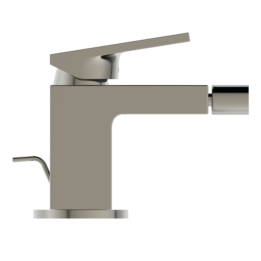 Immagine di Ideal Standard EXTRA miscelatore monocomando per bidet, con asta di comando e scarico piletta 1-1/4", finitura silver storm BD511GN