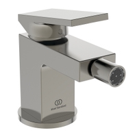 Immagine di Ideal Standard EXTRA miscelatore monocomando per bidet, con asta di comando e scarico piletta 1-1/4", finitura silver storm BD511GN