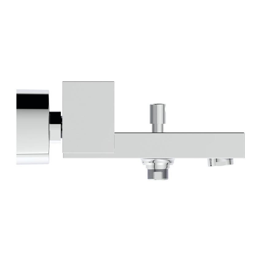 Immagine di Ideal Standard EXTRA miscelatore monocomando esterno per vasca o doccia, con deviatore, senza accessori doccia, finitura cromo BD513AA