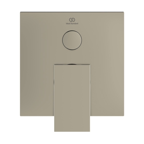 Immagine di Ideal Standard EXTRA miscelatore per doccia ad incasso, 2 vie, con deviatore, senza corpo incasso, finitura silver storm BD516GN