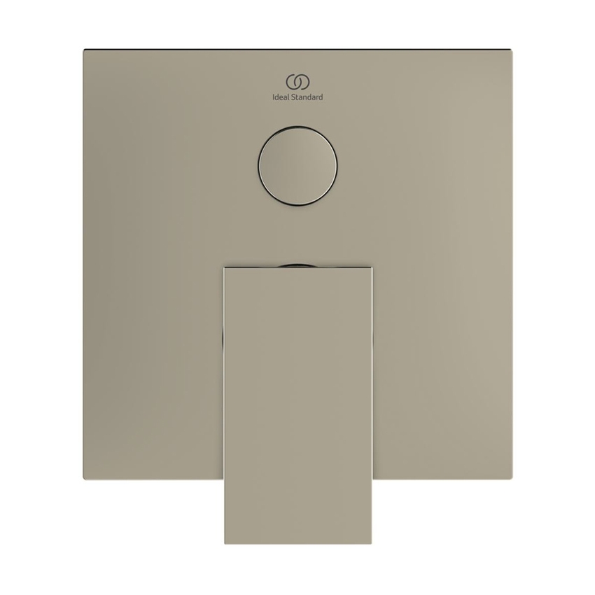 Immagine di Ideal Standard EXTRA miscelatore per doccia ad incasso, 2 vie, con deviatore, senza corpo incasso, finitura silver storm BD516GN