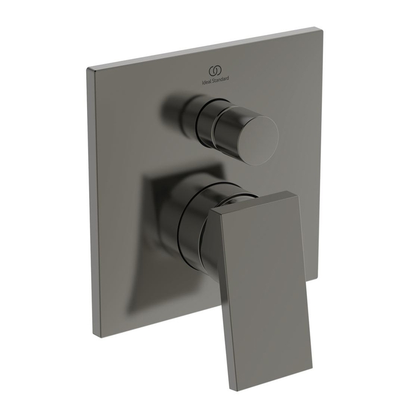 Immagine di Ideal Standard EXTRA miscelatore per doccia ad incasso, 2 vie, con deviatore, senza corpo incasso, finitura magnetic grey BD516A5