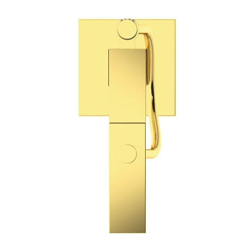 Immagine di Ideal Standard EXTRA miscelatore freestanding per vasca, con deviatore, doccetta stick, tubo flessibile 125 cm e supporto doccetta, finitura brushed gold BD520A2